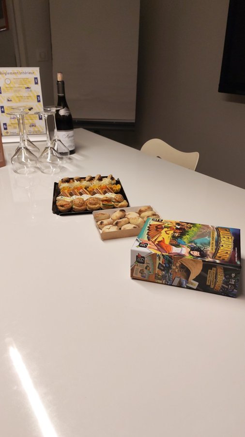La table de jeu de la soirée, chez Workpulse